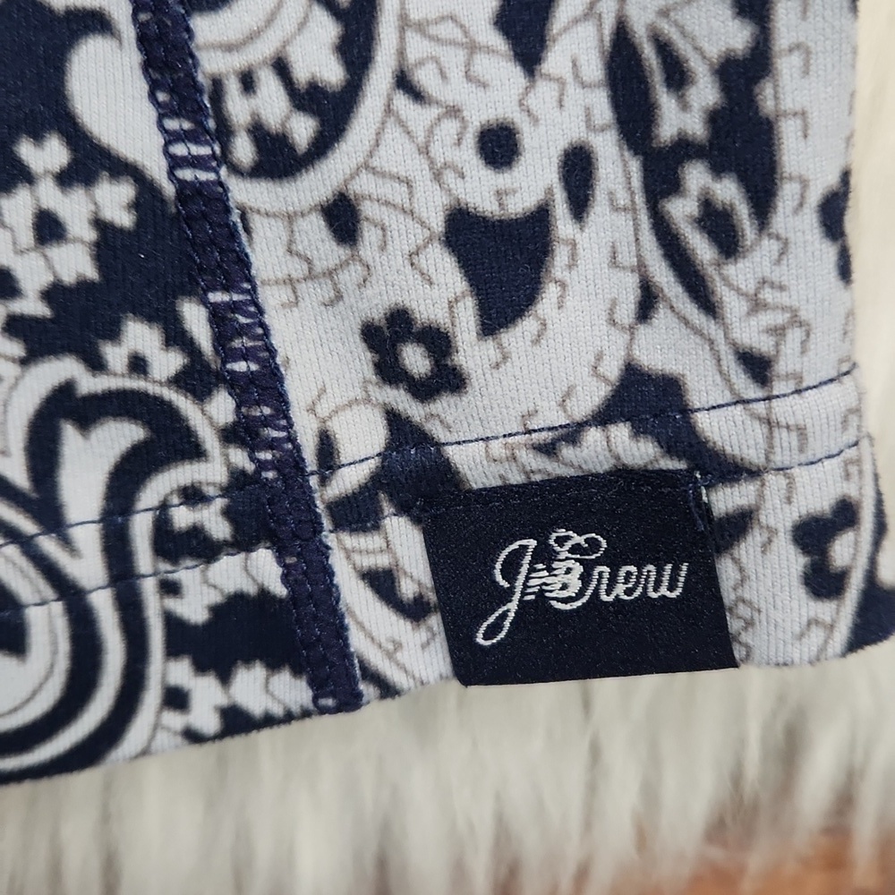 J.Crew New Balance Collaboration Longsleeve Paisley Crewneck Shirt - Picture 2 of 3